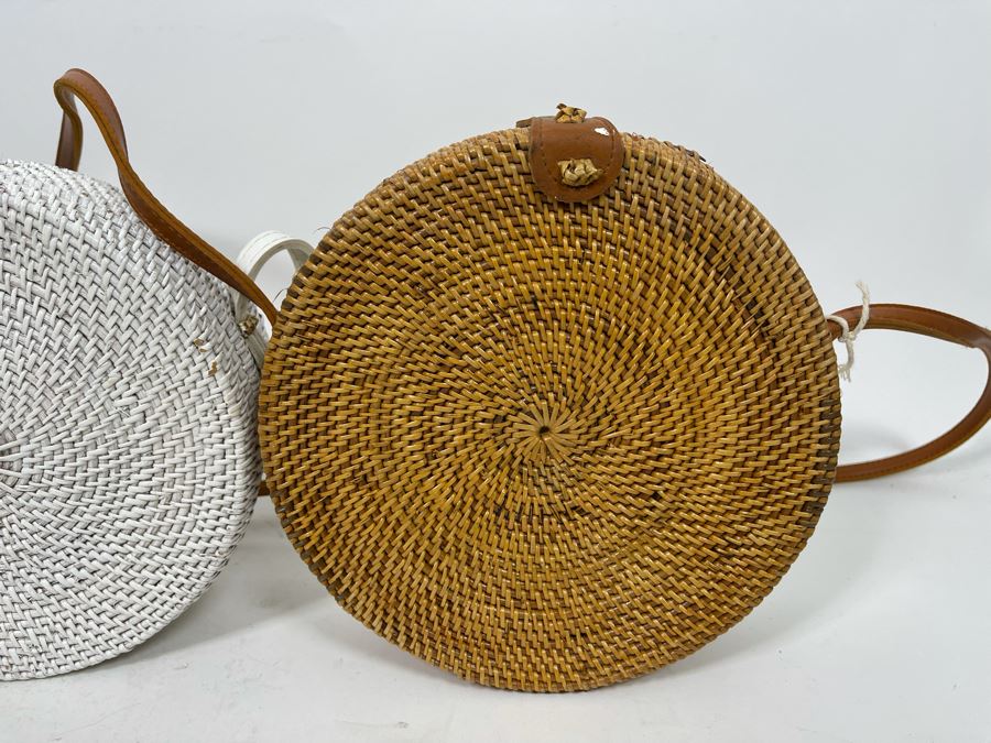 Set Of Three New Paddington Woven Handbags 8R Retails For $180 [Photo 2]