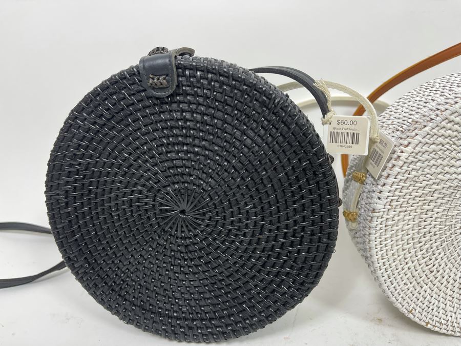 Set Of Three New Paddington Woven Handbags 8R Retails For $180 [Photo 4]