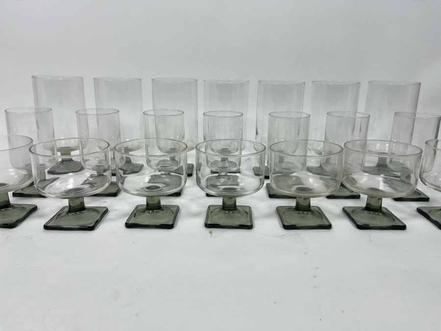 (21) Vintage Stemware Glasses: 3.5H, 4.5H And 6H [Photo 4]