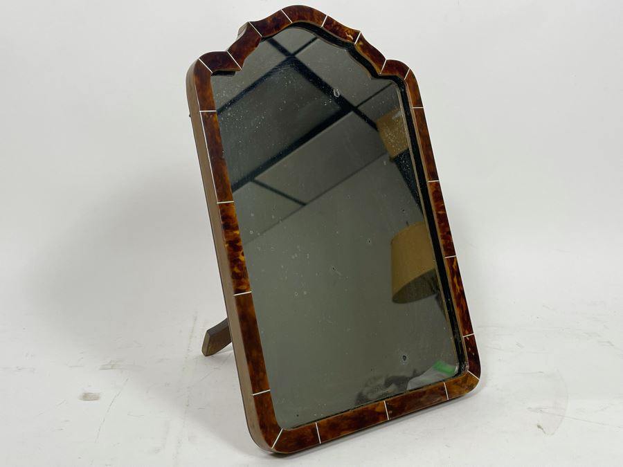 Vintage Inlaid Vanity Mirror 9W X 14H [Photo 3]