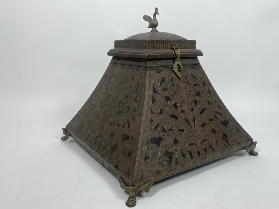Ronita Smith Collection Copper Box Made In India 15.5W Retails $199 [Photo 2]