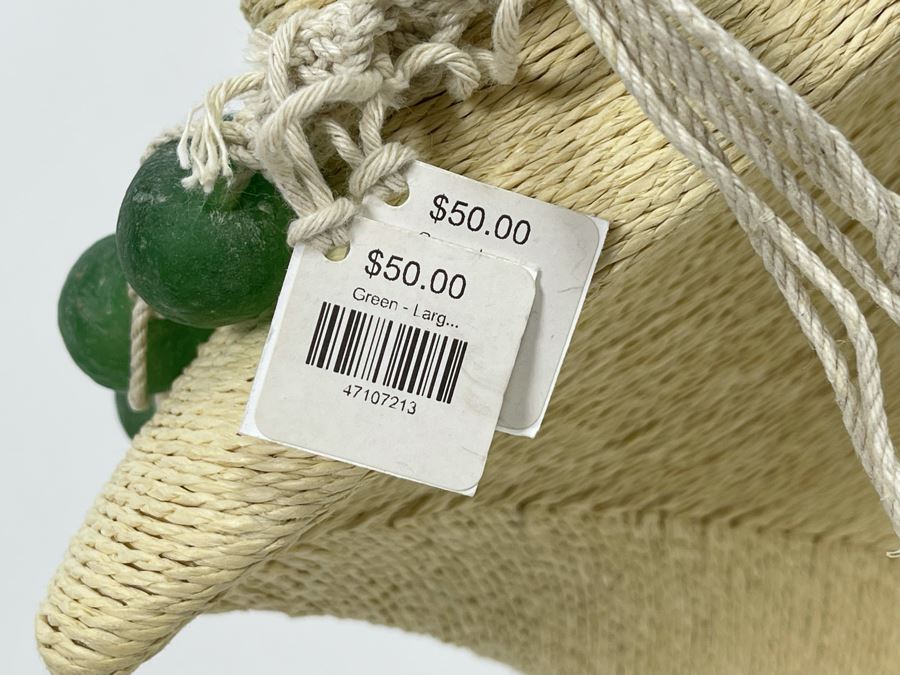 New Pair Of Large Green Glass Beaded 28' Necklaces Retails $100 [Photo 5]