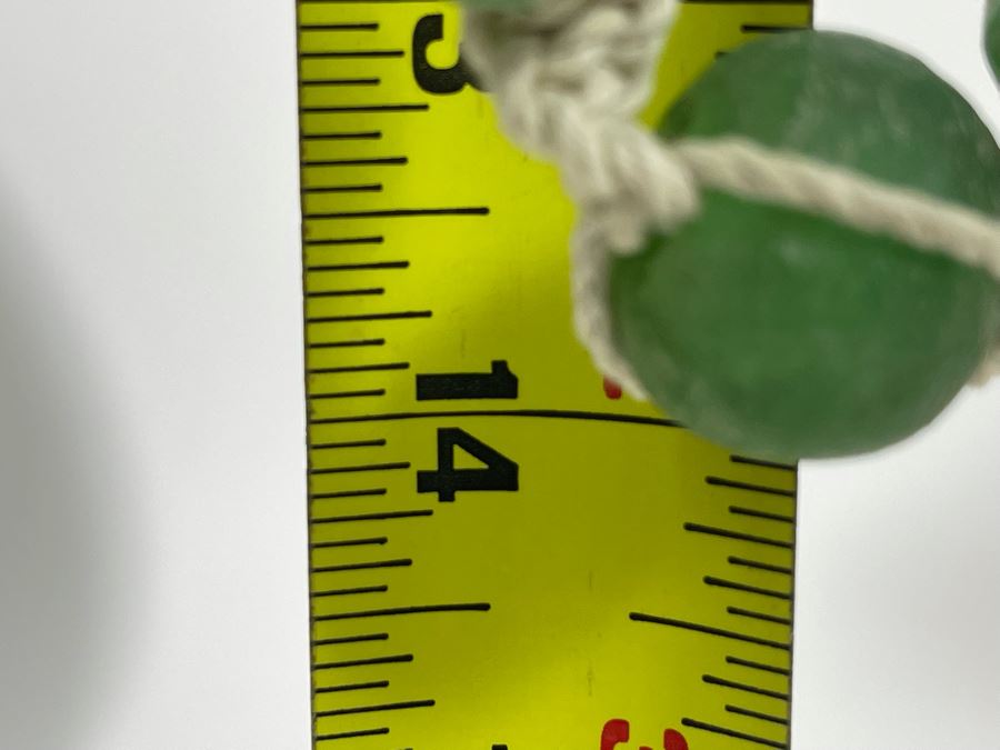 New Pair Of Large Green Glass Beaded 28' Necklaces Retails $100 [Photo 6]