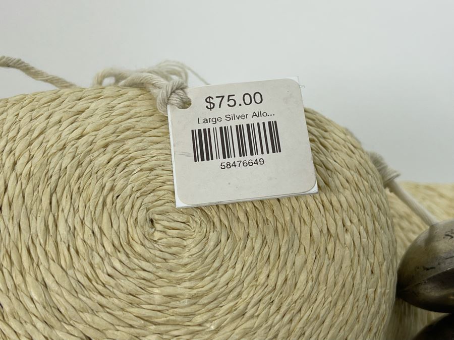 New Silver Tone Beaded 22' Necklace Retails $75 [Photo 6]