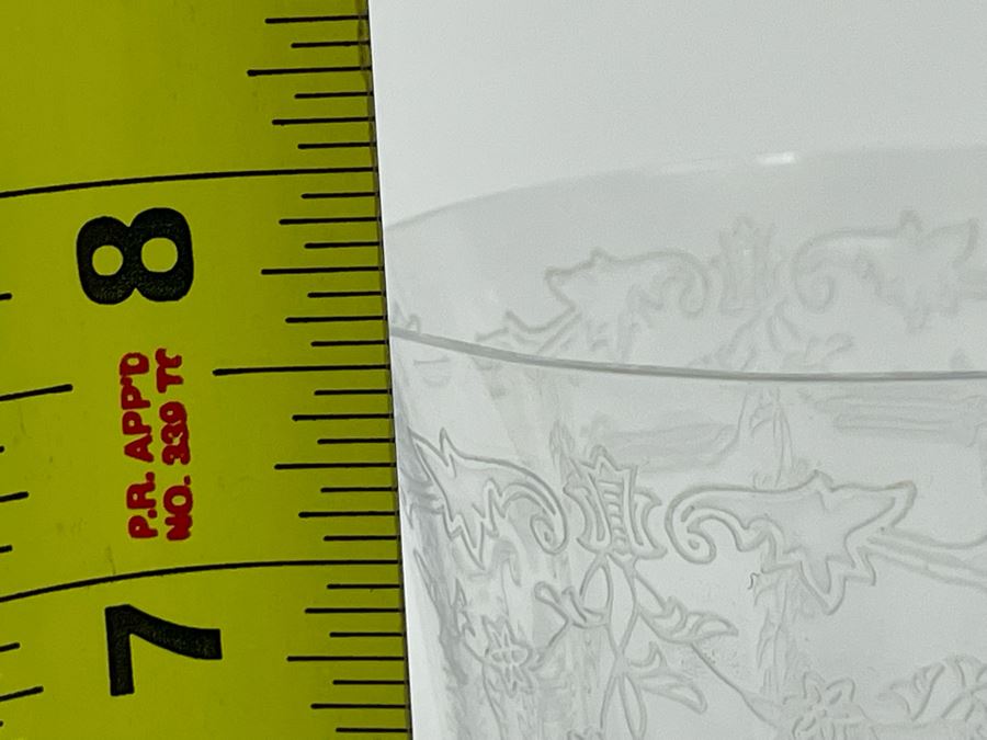 (4) Signed Fostoria Stemware Glasses 7.5H [Photo 7]