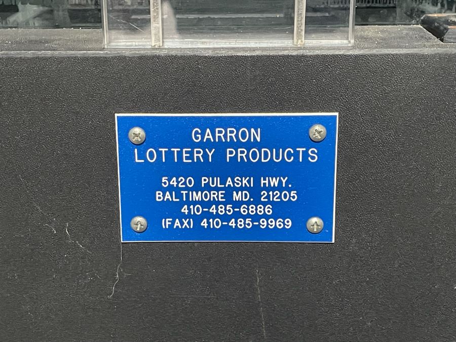 Commerical Lottery Machine With Lottery Balls By Garron Lottery Products 18W X 15D X 38H [Photo 5]