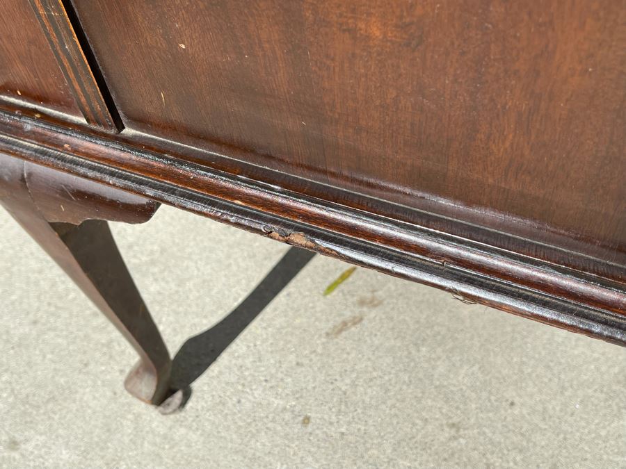 Vintage Bedside Table With Copper Lined Cabinet [Photo 8]