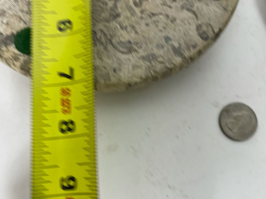 Fossilized Stone And Black Marble Stands 7R [Photo 7]