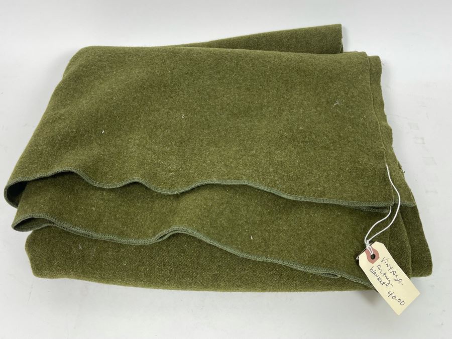 Vintage Army Military Blanket [Photo 2]
