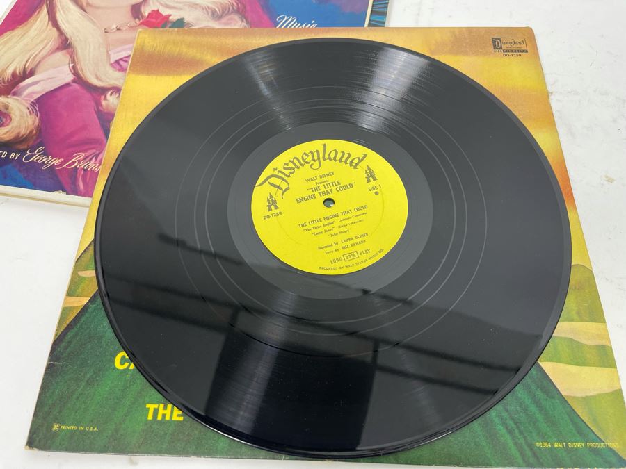(4) Vintage Walt Disney Vinyl Records [Photo 15]