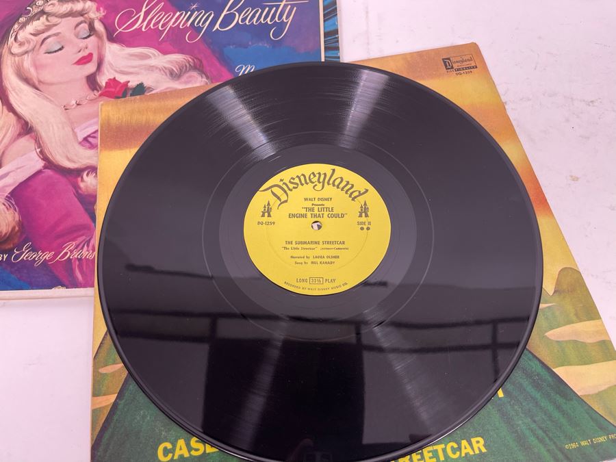 (4) Vintage Walt Disney Vinyl Records [Photo 14]