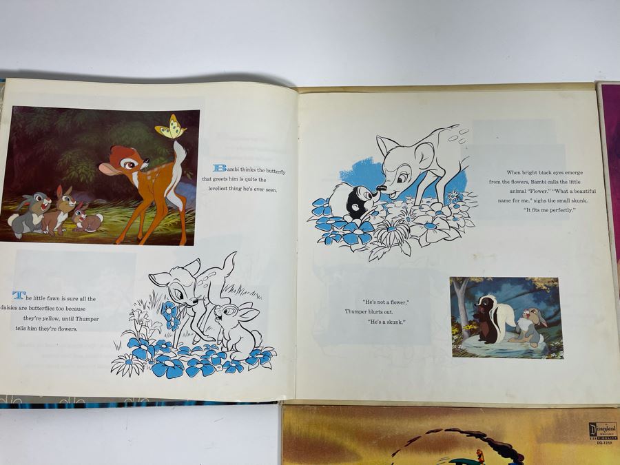 (4) Vintage Walt Disney Vinyl Records [Photo 5]