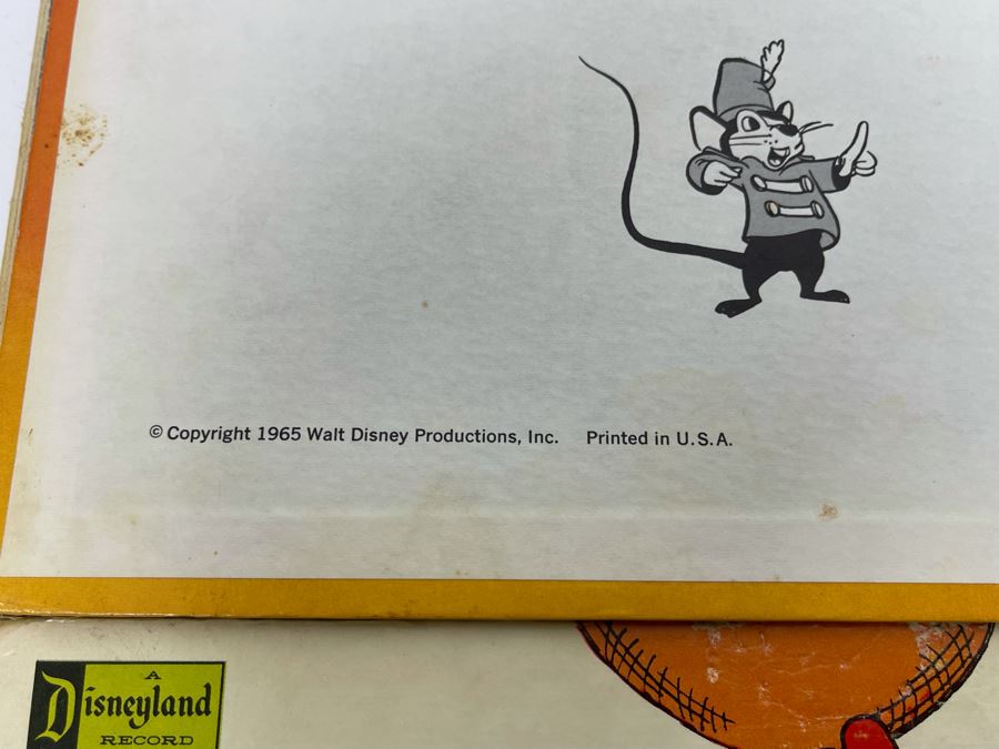 (4) Vintage Walt Disney Vinyl Records [Photo 8]