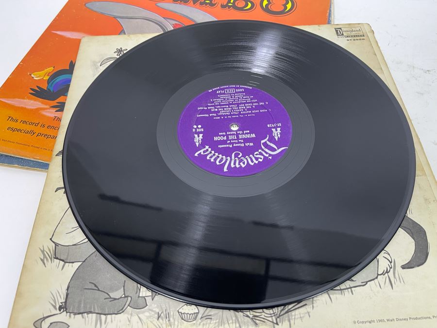 (4) Vintage Walt Disney Vinyl Records [Photo 22]