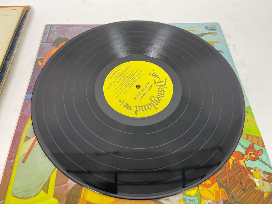 (4) Vintage Walt Disney Vinyl Records [Photo 24]