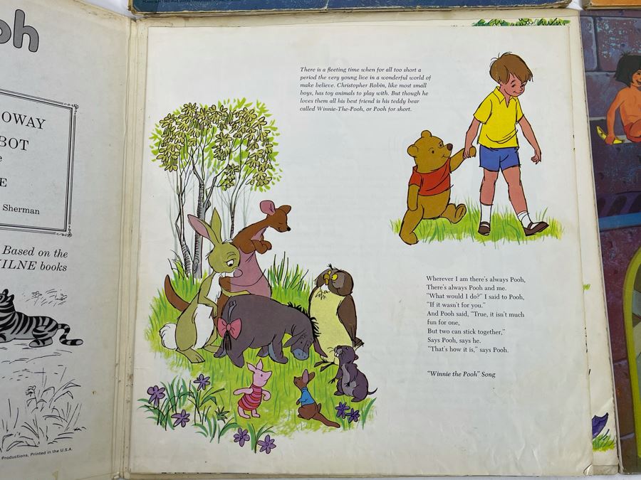 (4) Vintage Walt Disney Vinyl Records [Photo 13]