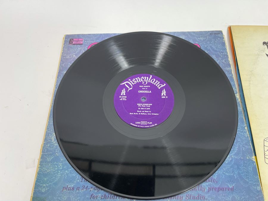 (4) Vintage Walt Disney Vinyl Records [Photo 17]