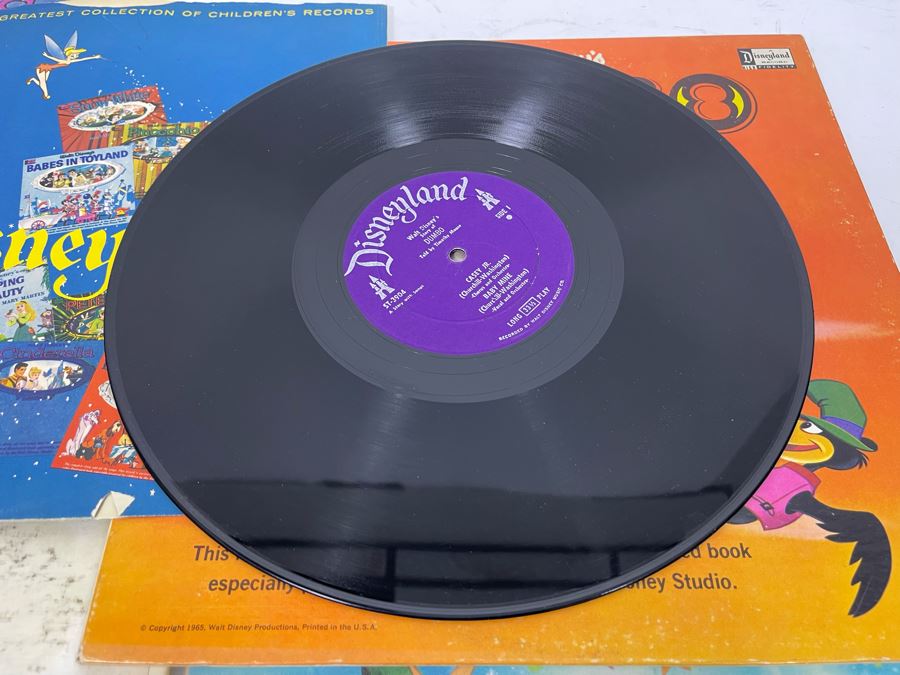 (4) Vintage Walt Disney Vinyl Records [Photo 20]