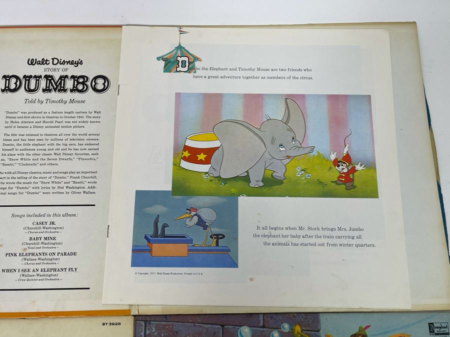 (4) Vintage Walt Disney Vinyl Records [Photo 10]