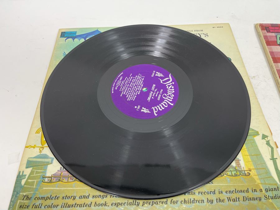 (3) Vintage Walt Disney Vinyl Records [Photo 17]