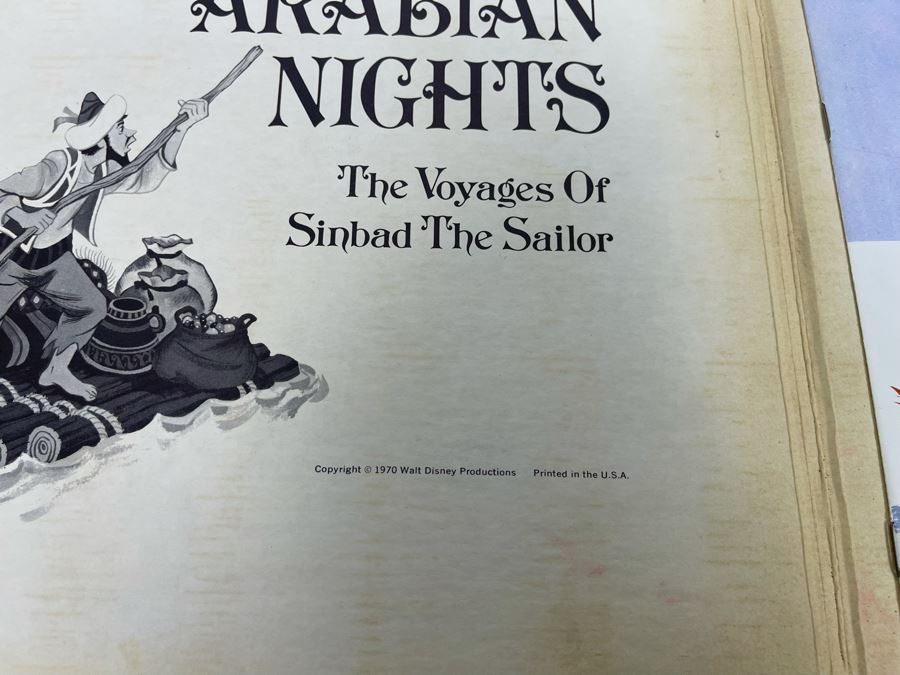 (3) Vintage Walt Disney Vinyl Records [Photo 12]