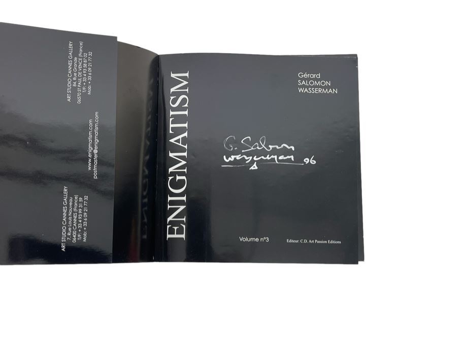 Hand Signed Gerard Salomon Wasserman Art Book [Photo 3]