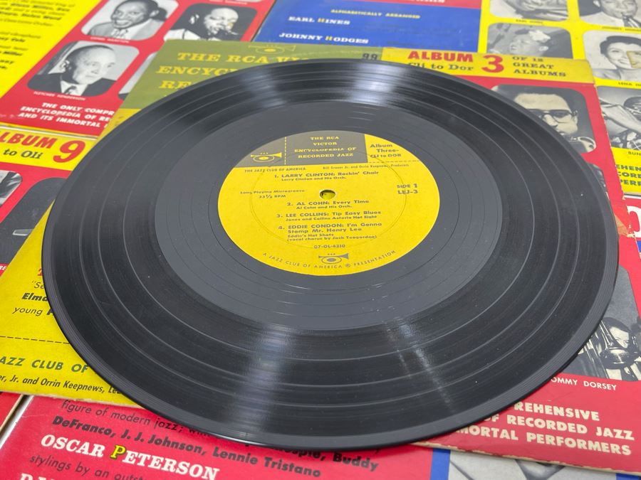 Entire Collection Of 1-12 RCA Victor Encyclopedia Of Recorded Jazz Vinyl Records [Photo 21]