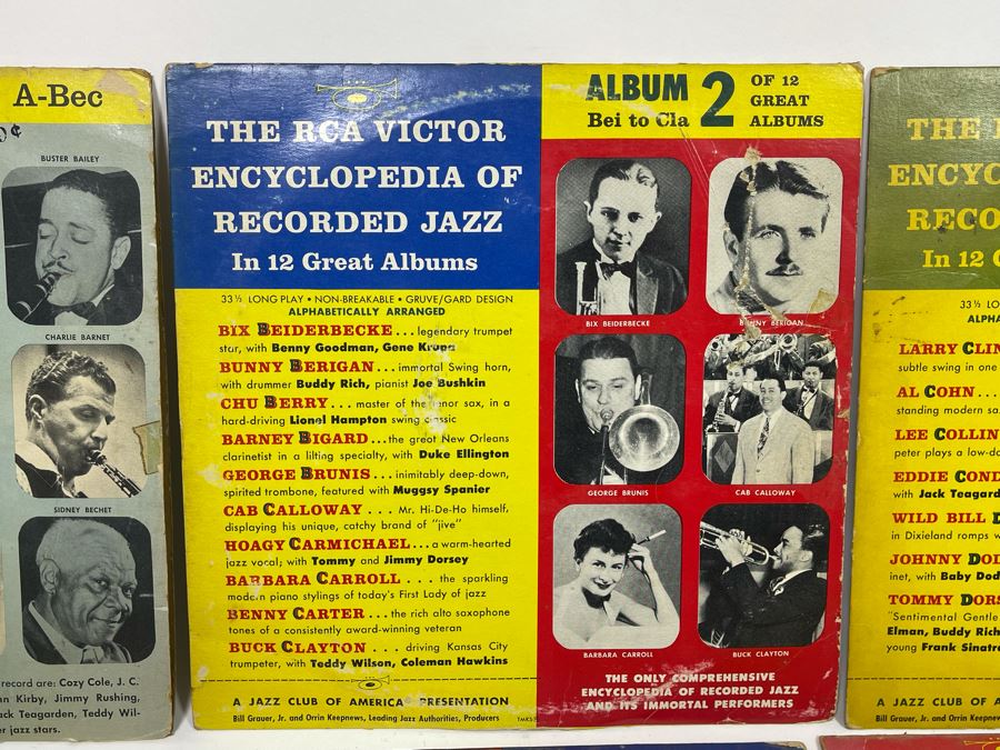 Entire Collection Of 1-12 RCA Victor Encyclopedia Of Recorded Jazz ...