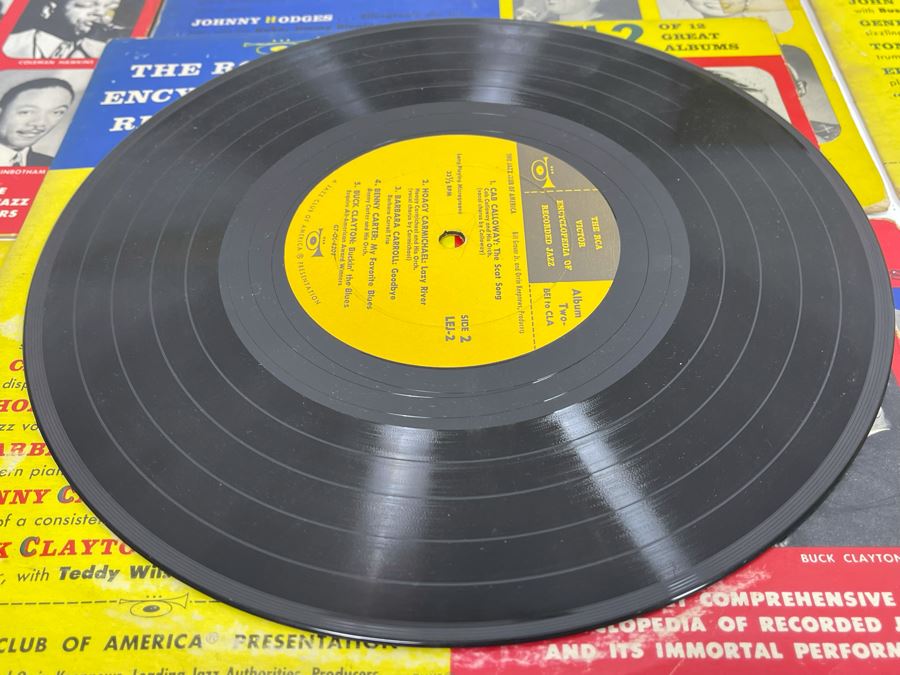 Entire Collection Of 1-12 RCA Victor Encyclopedia Of Recorded Jazz Vinyl Records [Photo 20]