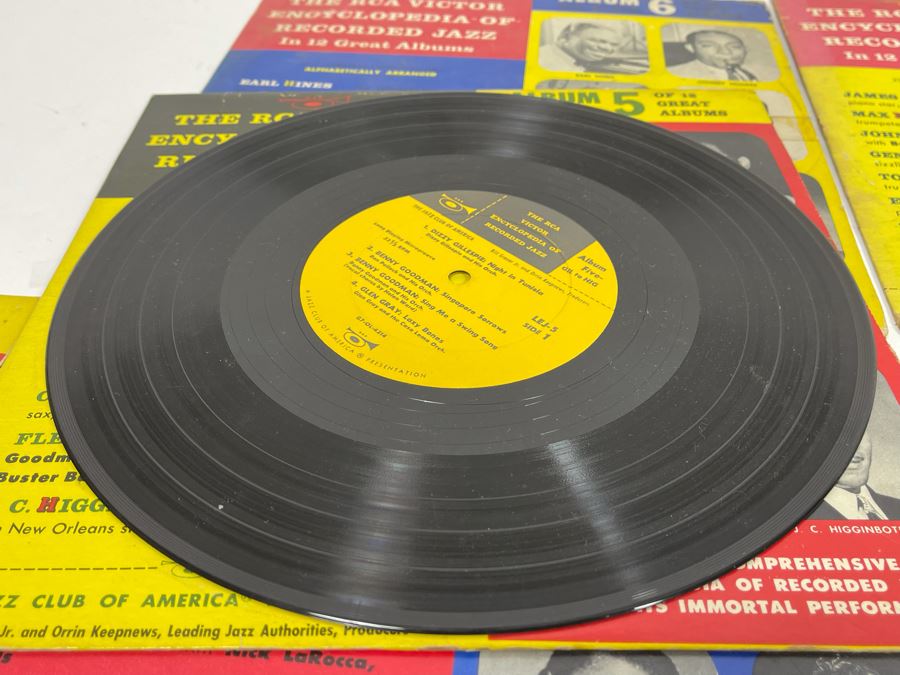 Entire Collection Of 1-12 RCA Victor Encyclopedia Of Recorded Jazz Vinyl Records [Photo 26]
