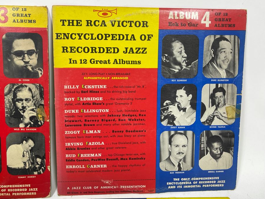 Entire Collection Of 1-12 RCA Victor Encyclopedia Of Recorded Jazz Vinyl Records [Photo 7]