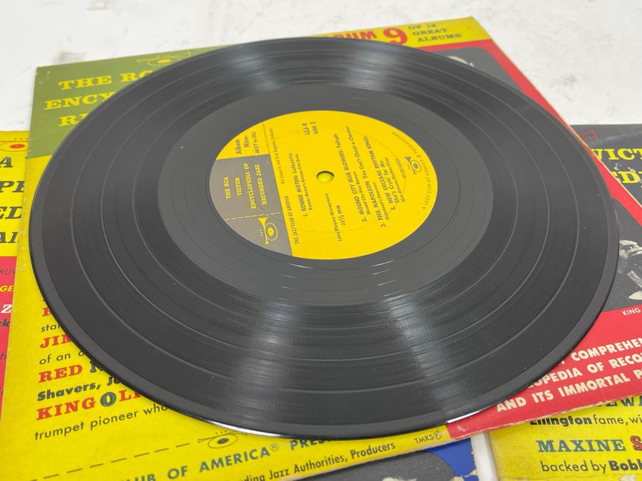 Entire Collection Of 1-12 RCA Victor Encyclopedia Of Recorded Jazz Vinyl Records [Photo 34]