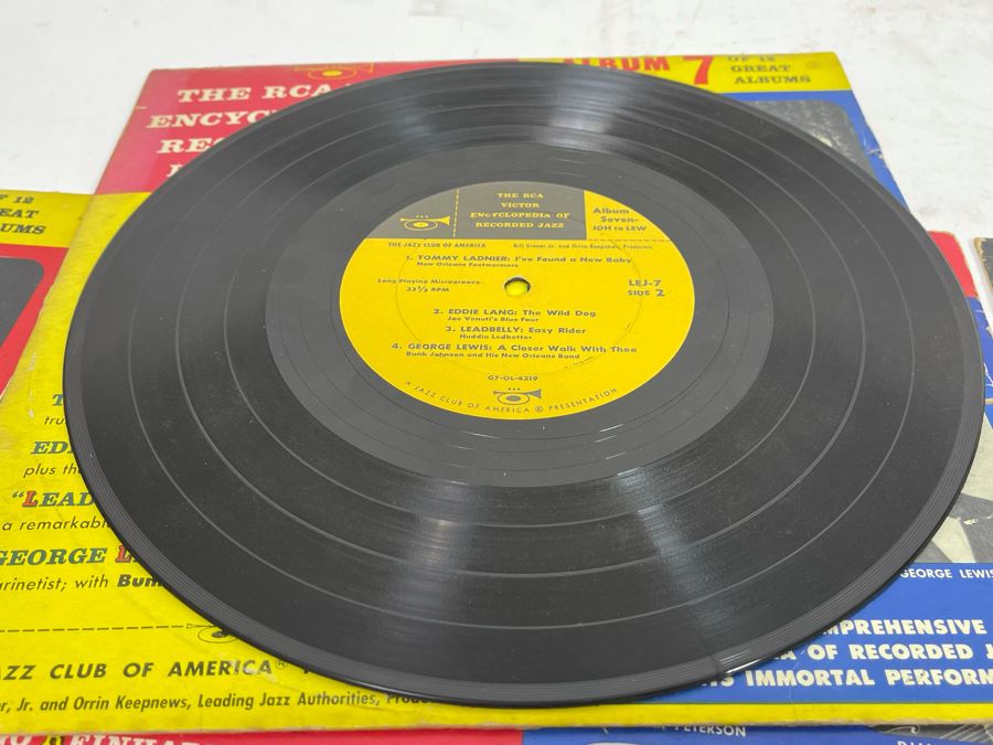 Entire Collection Of 1-12 RCA Victor Encyclopedia Of Recorded Jazz Vinyl Records [Photo 29]
