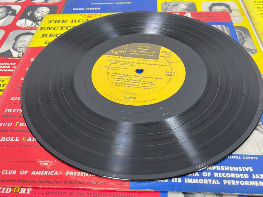 Entire Collection Of 1-12 RCA Victor Encyclopedia Of Recorded Jazz Vinyl Records [Photo 24]
