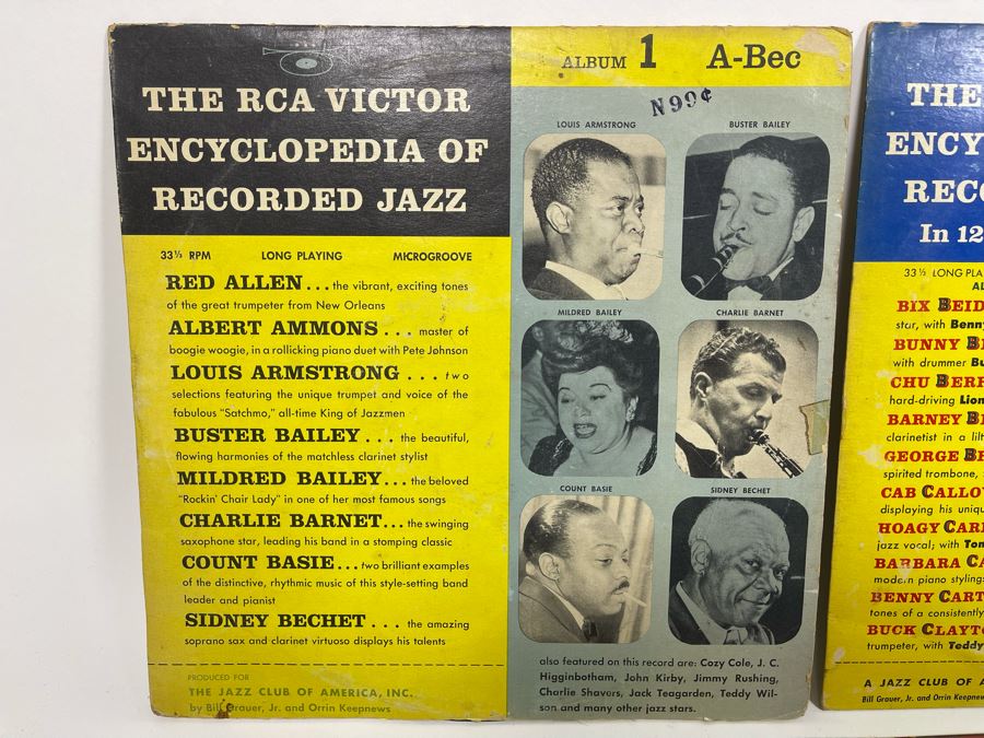 Entire Collection Of 1-12 RCA Victor Encyclopedia Of Recorded Jazz Vinyl Records [Photo 4]