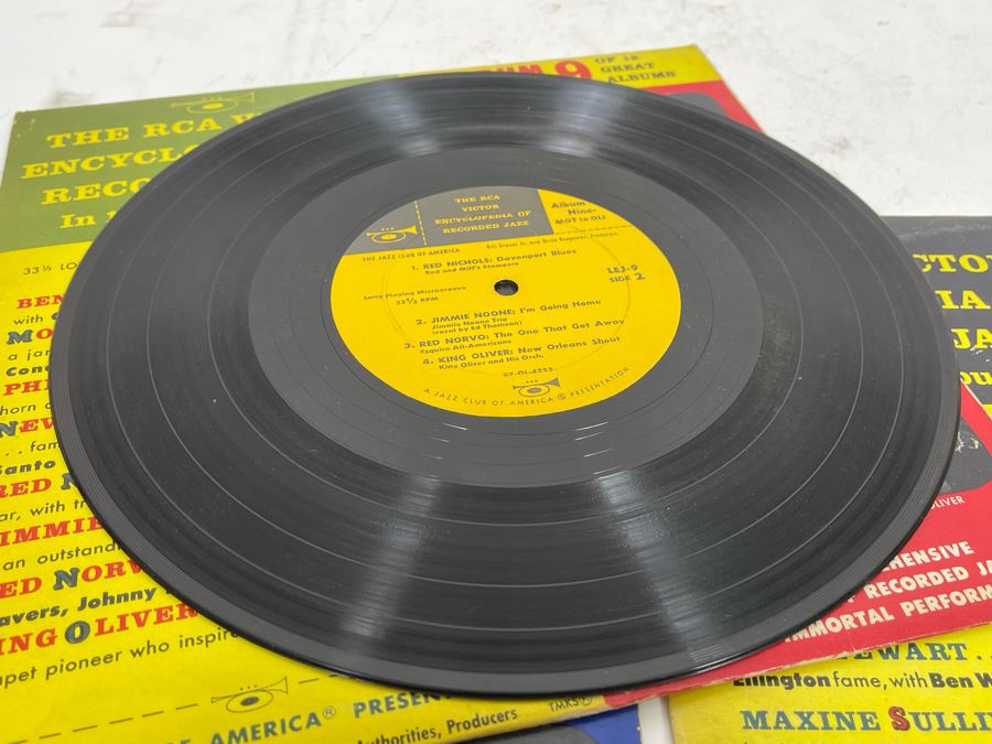 Entire Collection Of 1-12 RCA Victor Encyclopedia Of Recorded Jazz Vinyl Records [Photo 33]