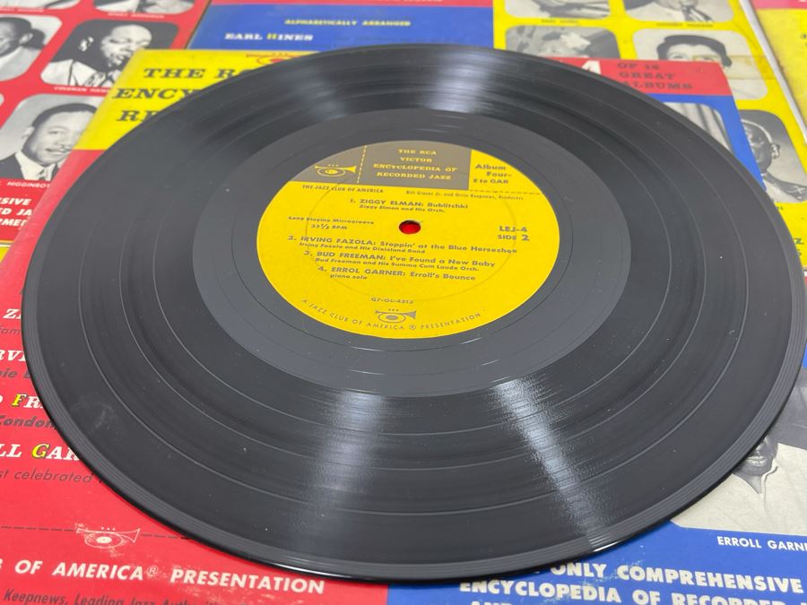Entire Collection Of 1-12 RCA Victor Encyclopedia Of Recorded Jazz Vinyl Records [Photo 23]