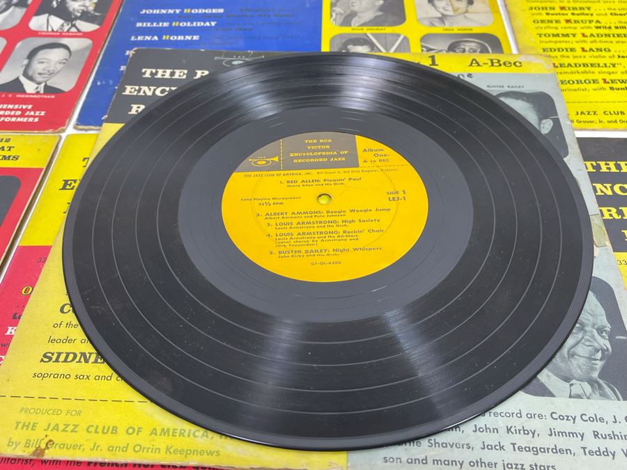 Entire Collection Of 1-12 RCA Victor Encyclopedia Of Recorded Jazz Vinyl Records [Photo 17]