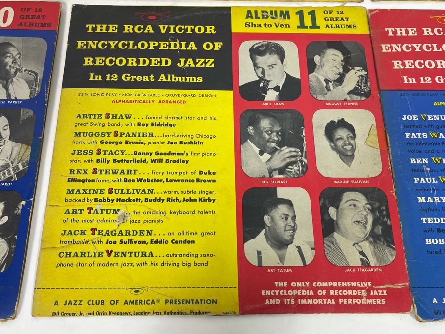 Entire Collection Of 1-12 RCA Victor Encyclopedia Of Recorded Jazz Vinyl Records [Photo 14]