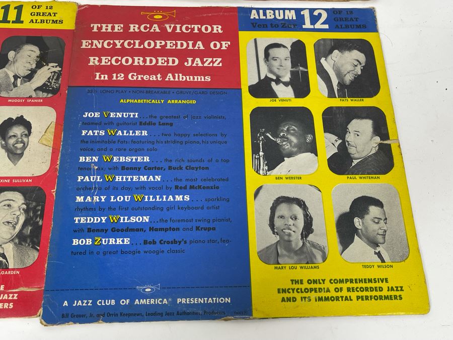 Entire Collection Of 1-12 RCA Victor Encyclopedia Of Recorded Jazz Vinyl Records [Photo 15]
