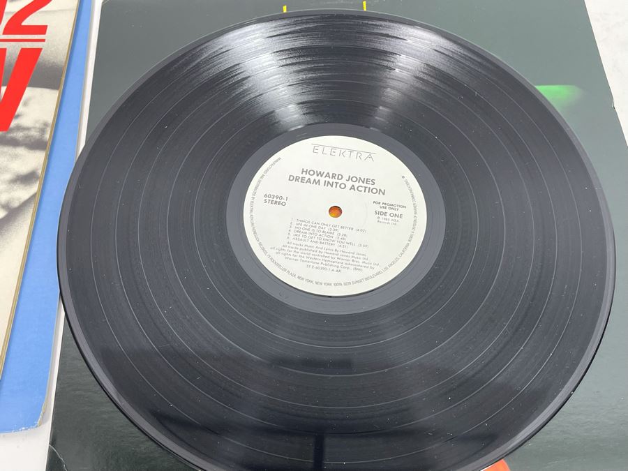 (4) Vintage Vinyl Records Including Promo Copy Of Howard Jones Dream Into Action [Photo 17]