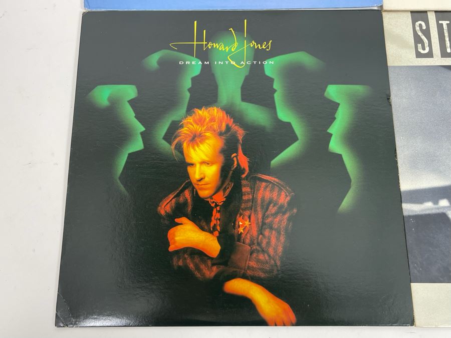 (4) Vintage Vinyl Records Including Promo Copy Of Howard Jones Dream Into Action [Photo 4]