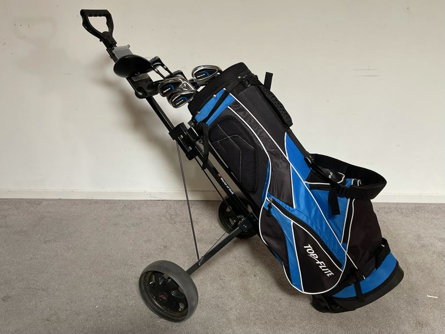 Men's Top Flite Golf Clubs With Bag [Photo 1]
