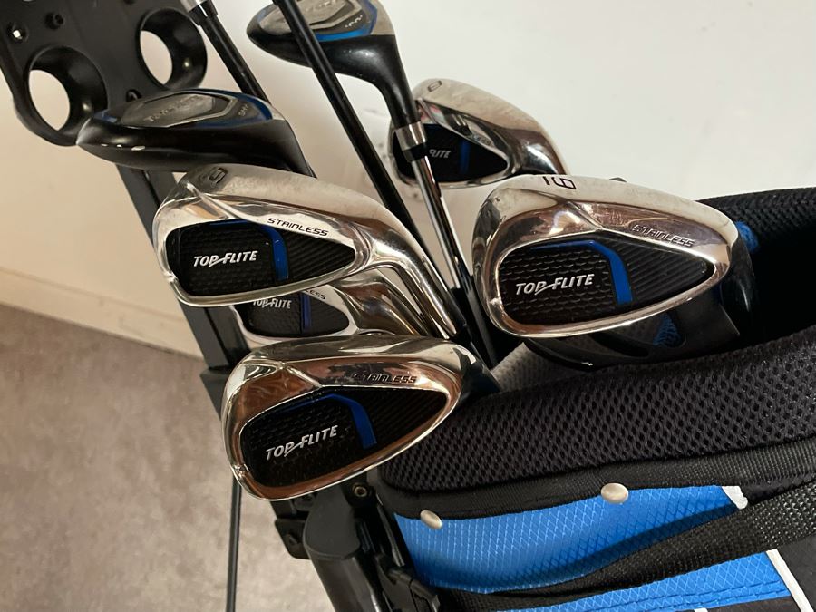 Men's Top Flite Golf Clubs With Bag [Photo 3]