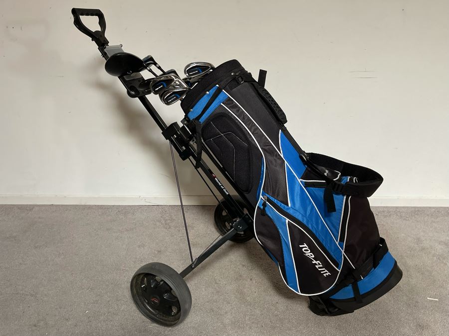 Men's Top Flite Golf Clubs With Bag [Photo 2]