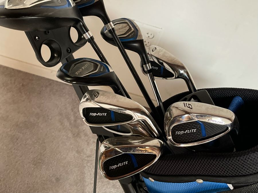 Men's Top Flite Golf Clubs With Bag [Photo 4]