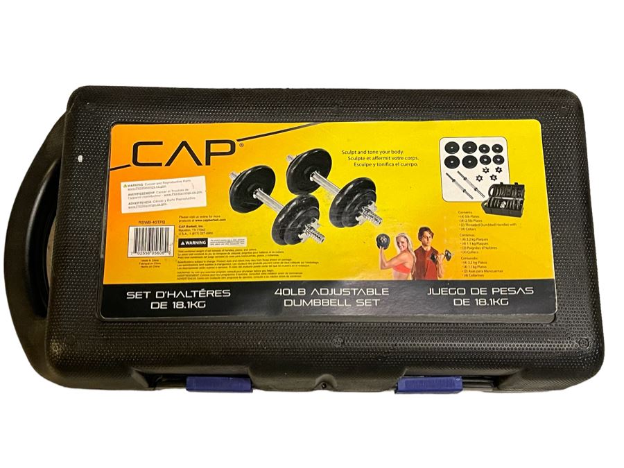 40lb Adustable Dumbbell Set [Photo 2]