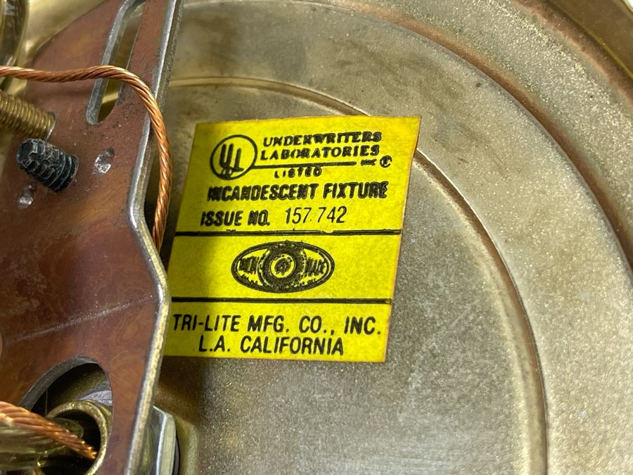 Vintage Tri-Lite White Hanging Light Fixture 12W X 11H [Photo 5]