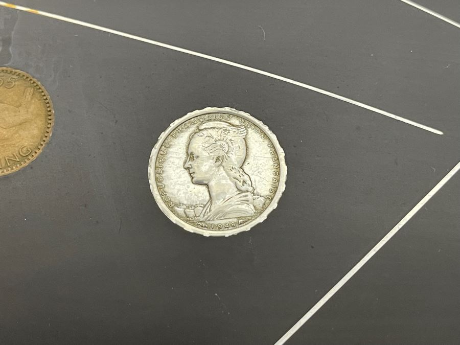 Vintage Couroc Of Monterey Coin Themed Tray 18 X 12.5 [Photo 6]