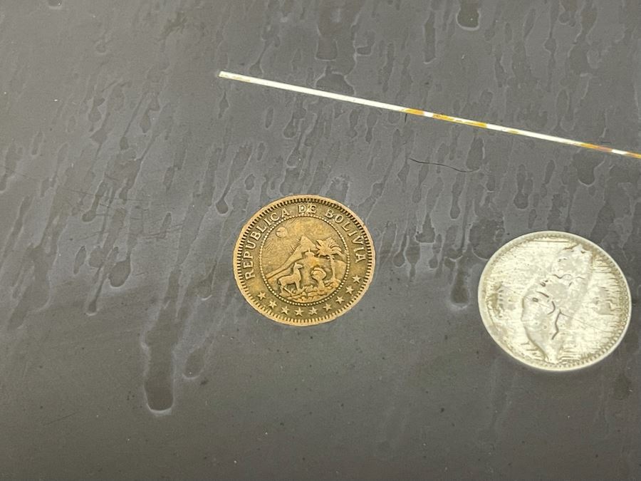 Vintage Couroc Of Monterey Coin Themed Tray 18 X 12.5 [Photo 8]